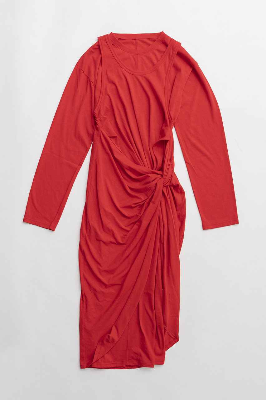 プランク プロジェクト/PRANK PROJECTの【予約販売】レイヤードジャージドレス(RED(レッド)/31261266103)