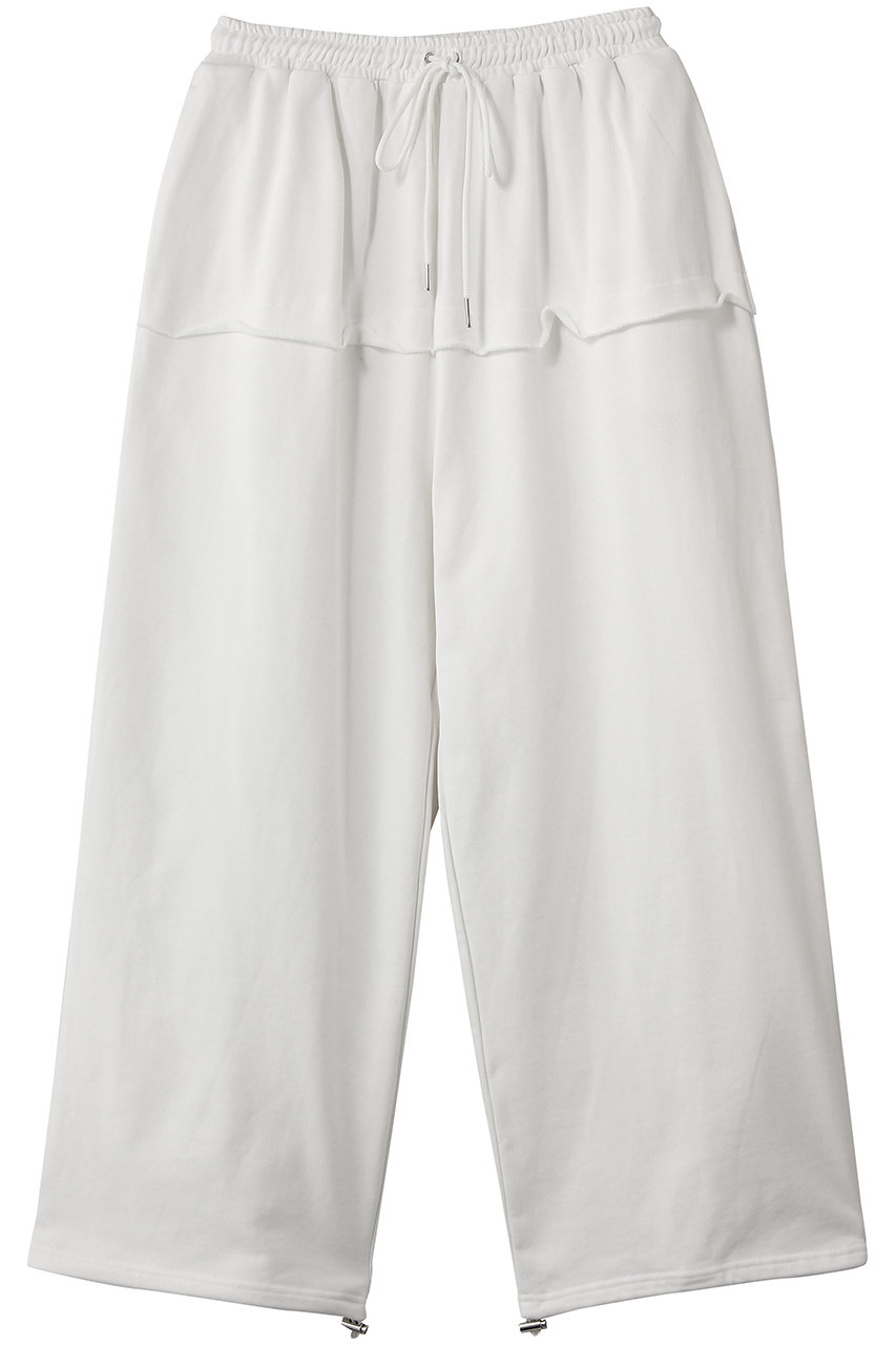 プランク プロジェクト/PRANK PROJECTのボリュームギャザースウェットパンツ(WHT(ホワイト)/31252465619)