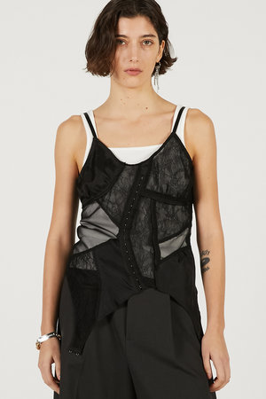 プランク プロジェクト/PRANK PROJECTの【予約販売】ランジェリーコラージュトップ