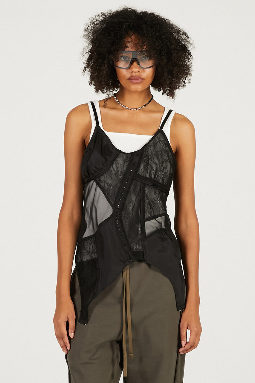 新品未使用PRANK PROJECTプランクプロジェクト MidiSkirt PRANK PROJECT(プランク プロジェクト)｜レイヤードミディスカート/GRY