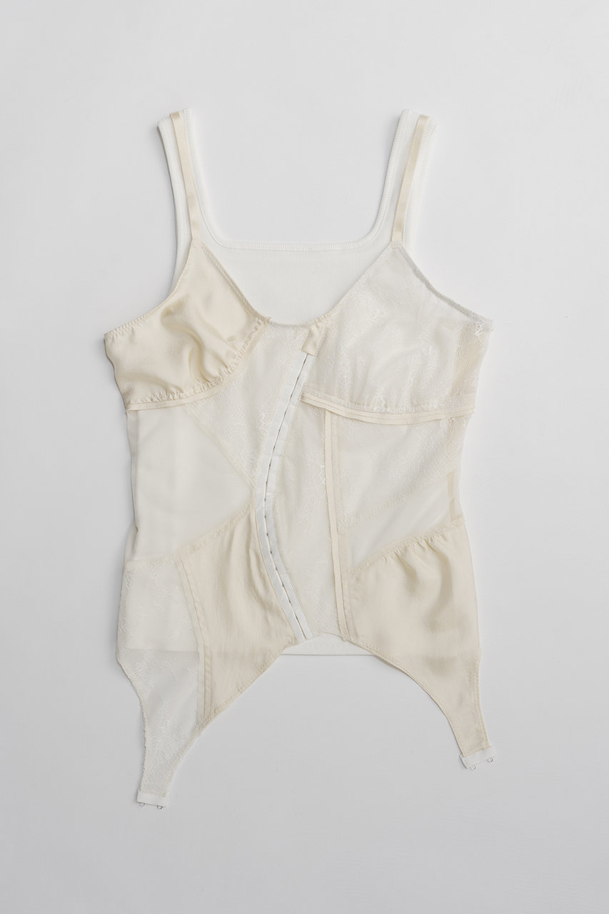 プランク プロジェクト/PRANK PROJECTの【予約販売】ランジェリーコラージュトップ(IVR(アイボリー)/31261315606)