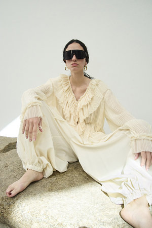 プランク プロジェクト/PRANK PROJECTの【予約販売】クレープシフォンチュニック