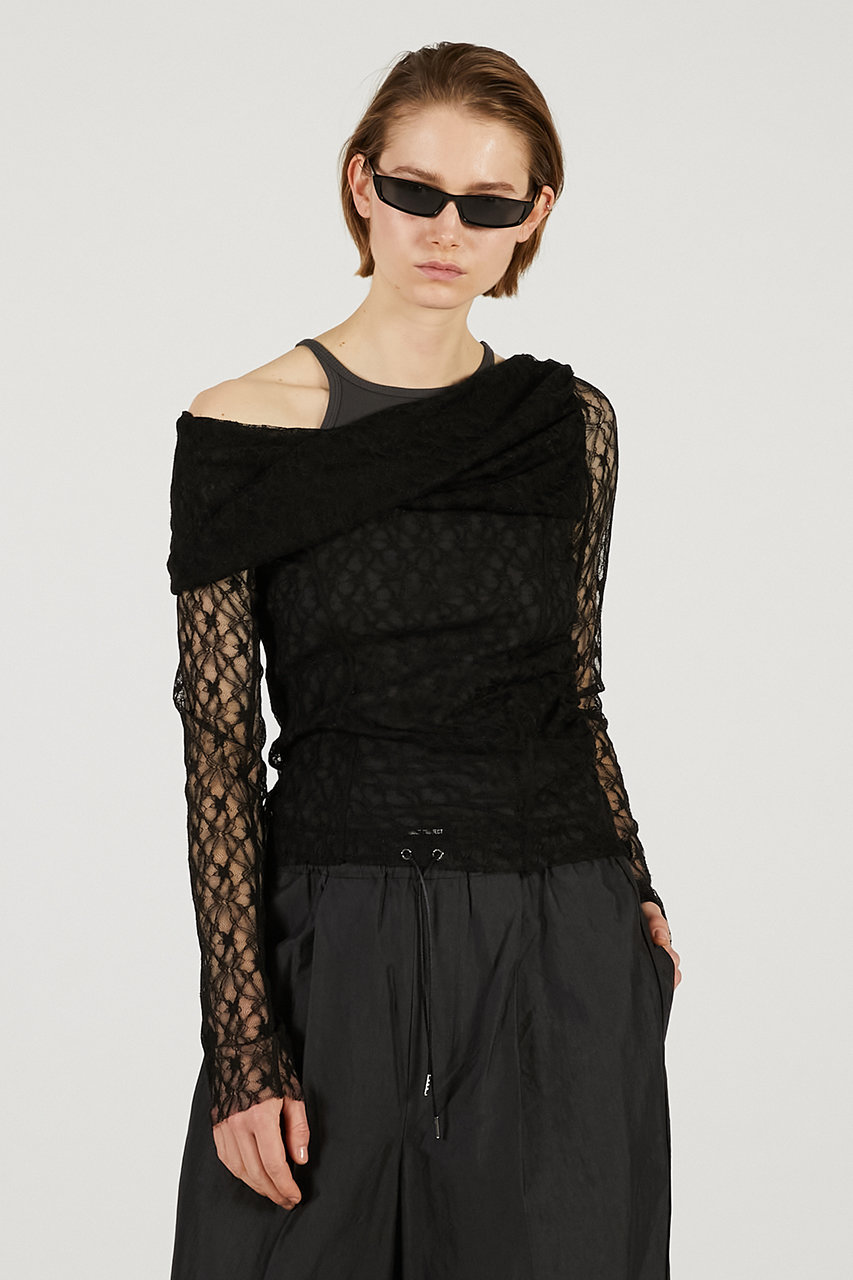 プランク プロジェクト/PRANK PROJECTの【予約販売】オフショルダーレイヤードトップ(BLK(ブラック)/31261415904)