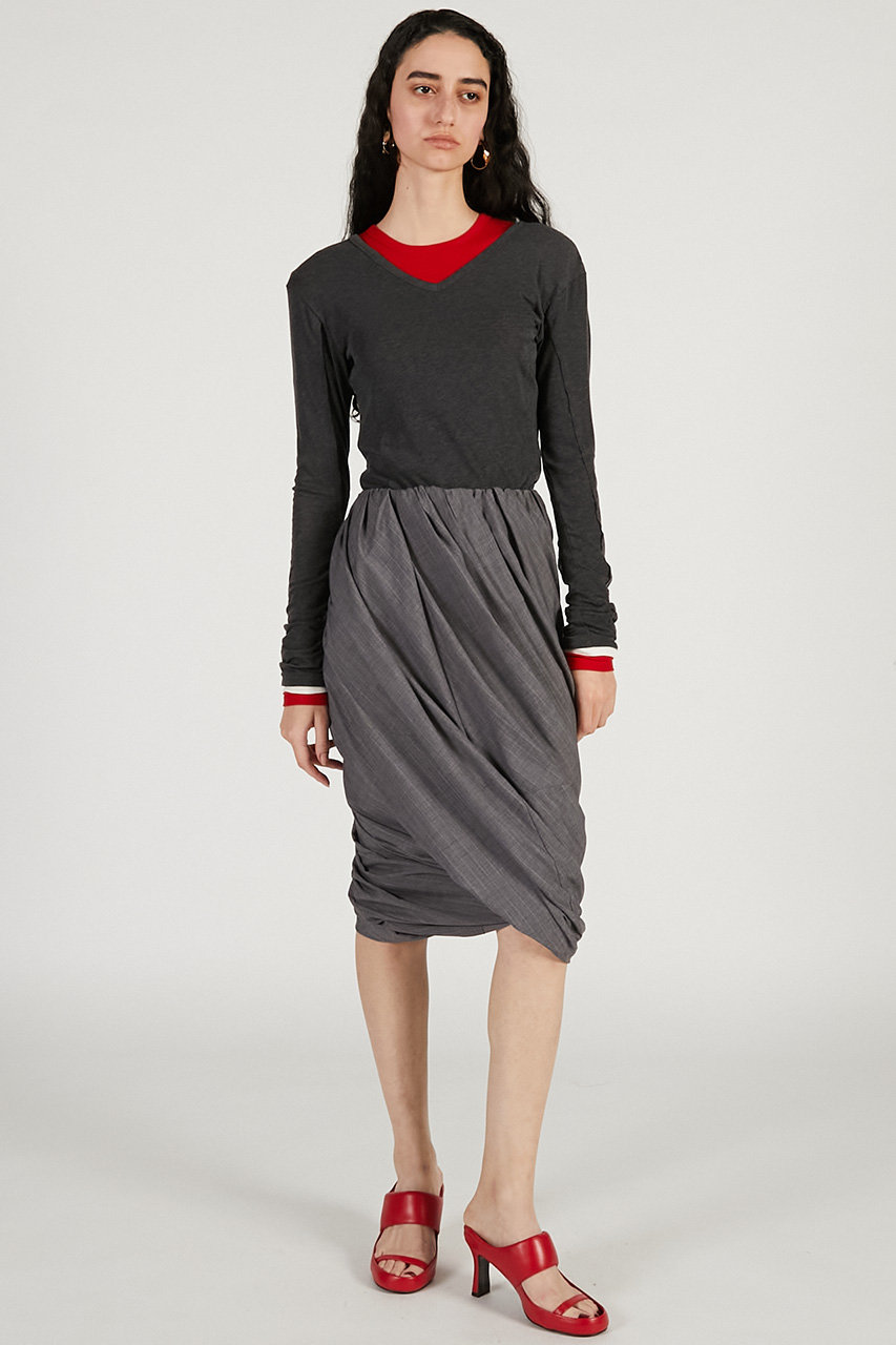 新品未使用PRANK PROJECTプランクプロジェクト MidiSkirt PRANK PROJECT(プランク プロジェクト)｜【予約販売】ツイストミディ