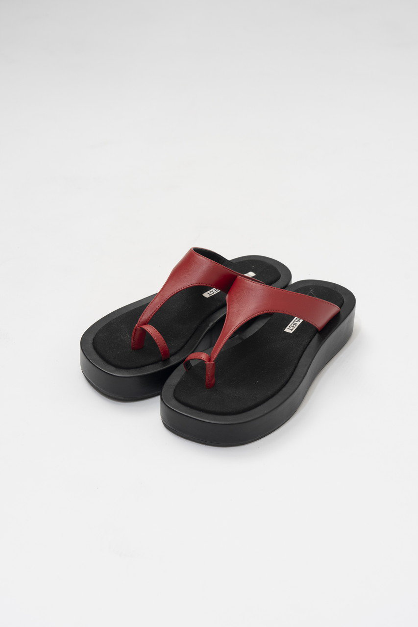 プランク プロジェクト/PRANK PROJECTのプラットフォームトングサンダル(RED(レッド)/31261565506)