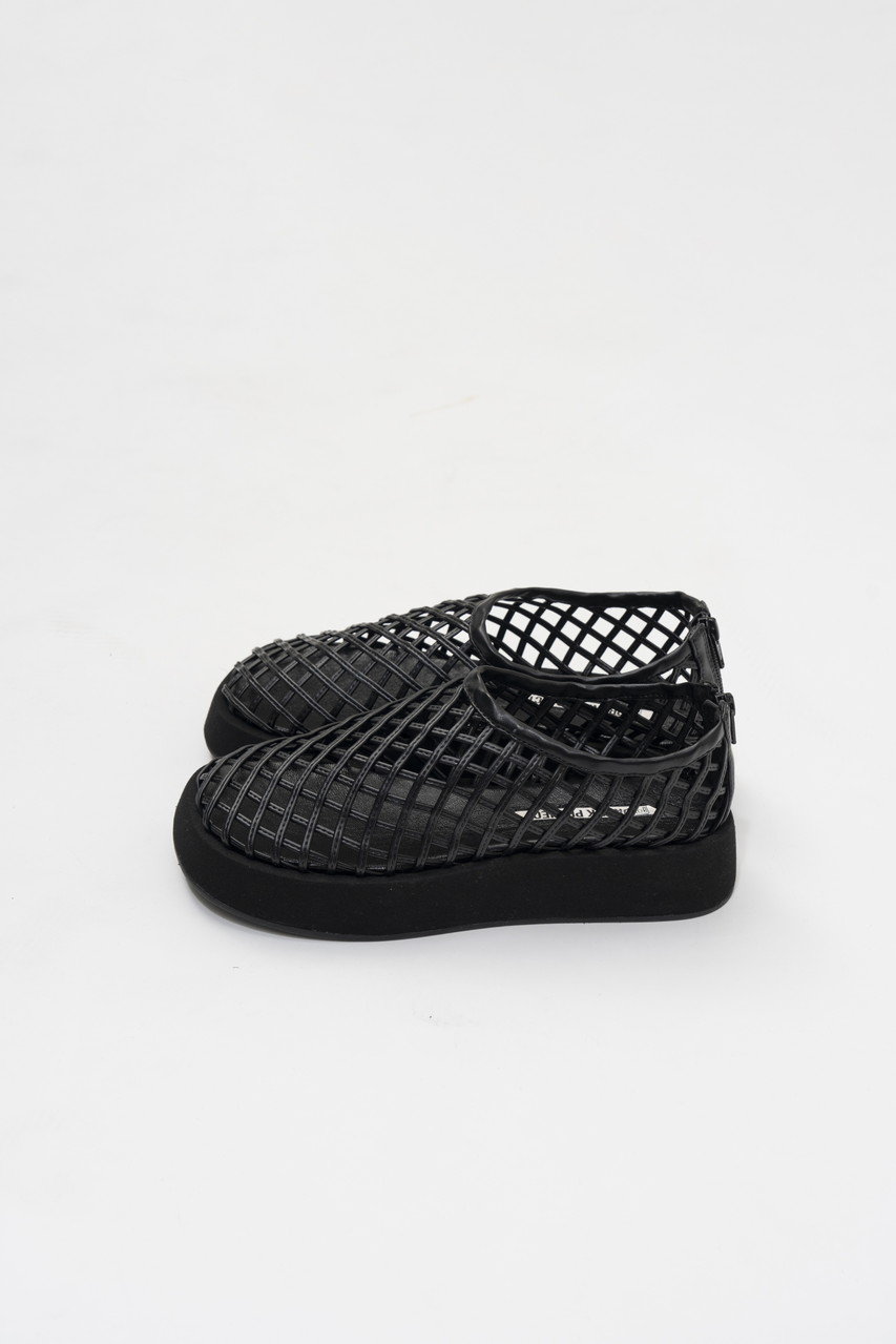 prank PROJECT メッシュ ブラック ミュール prank PROJECT メッシュ ブラック ミュール Mesh Mold Sandals