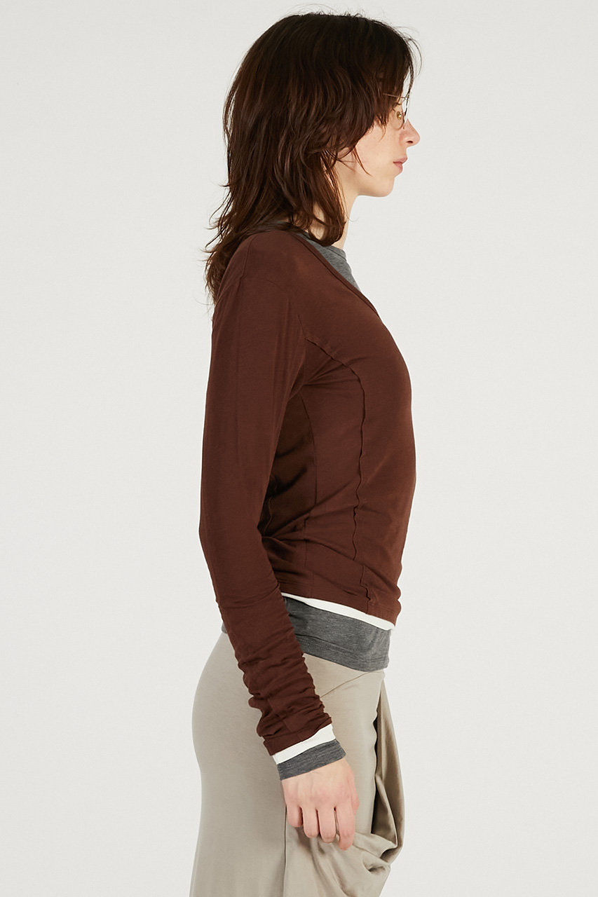 PRANK PROJECT(プランク プロジェクト)｜ダブルネックレイヤードトップ