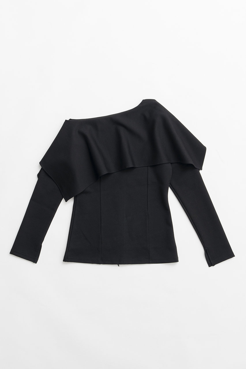 プランク プロジェクト/PRANK PROJECTの【予約販売】スリットネックカバートップ(BLK(ブラック)/31261415610)