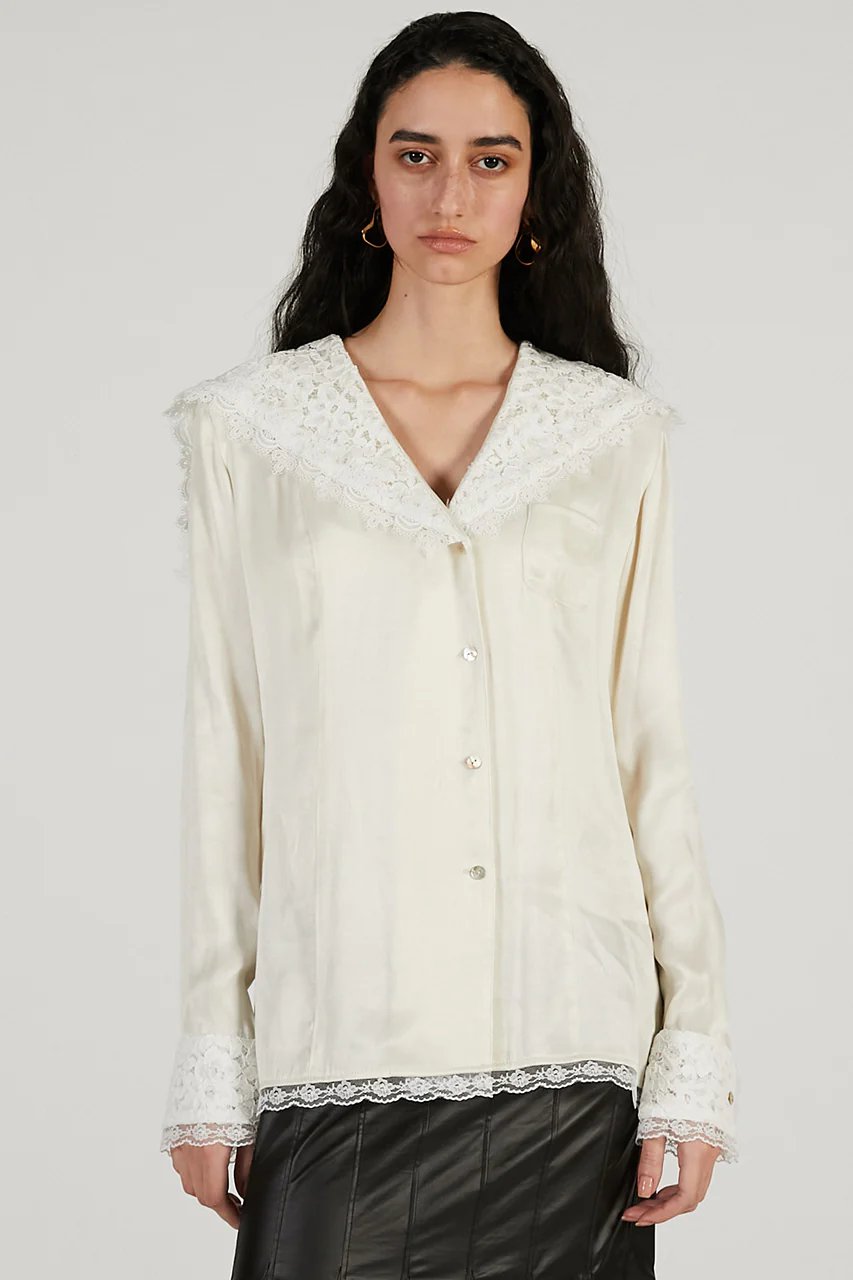 プランク プロジェクト/PRANK PROJECTの【予約販売】レースカラーシャツ(WHT(ホワイト)/31261315102)