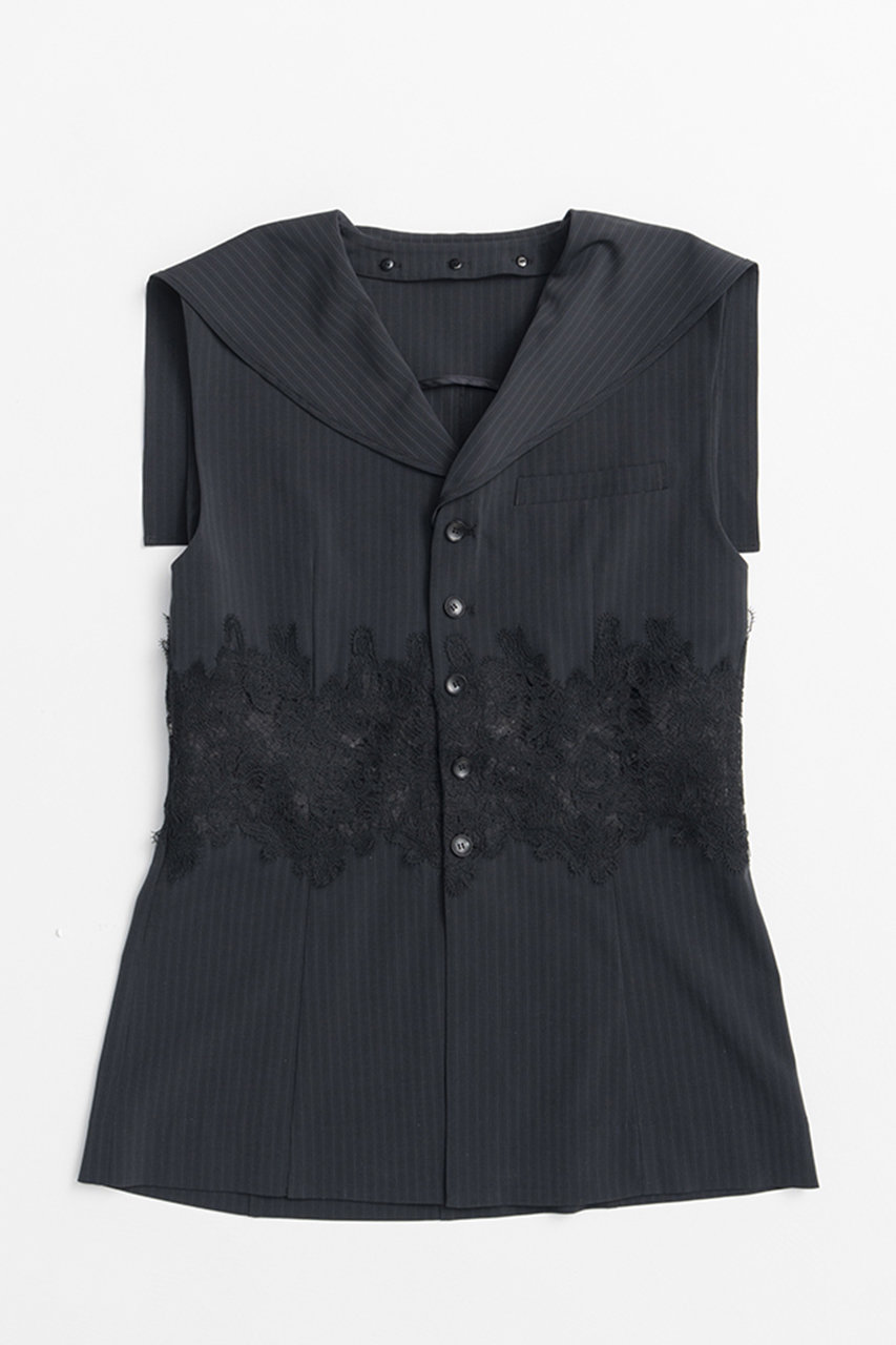 プランク プロジェクト/PRANK PROJECTのレースコンビセーラージレ / Lace Combo Sailor Gilet(NVY(ネイビー)/31261115906)