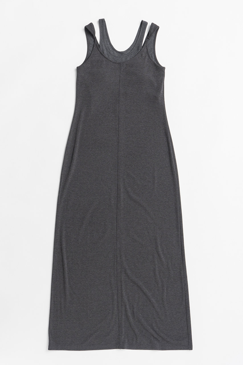 プランク プロジェクト/PRANK PROJECTの【予約販売】ダブルネックカップインキャミワンピース / Double Neck Cup-In Cami Dress(C.GRY(チャコールグレー)/31261265605)