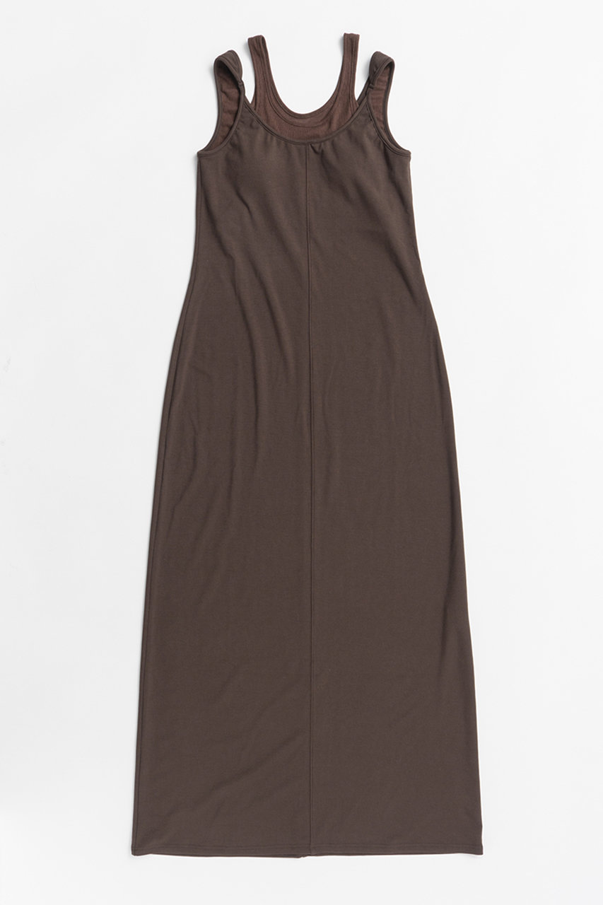 プランク プロジェクト/PRANK PROJECTの【予約販売】ダブルネックカップインキャミワンピース / Double Neck Cup-In Cami Dress(BRN(ブラウン)/31261265605)