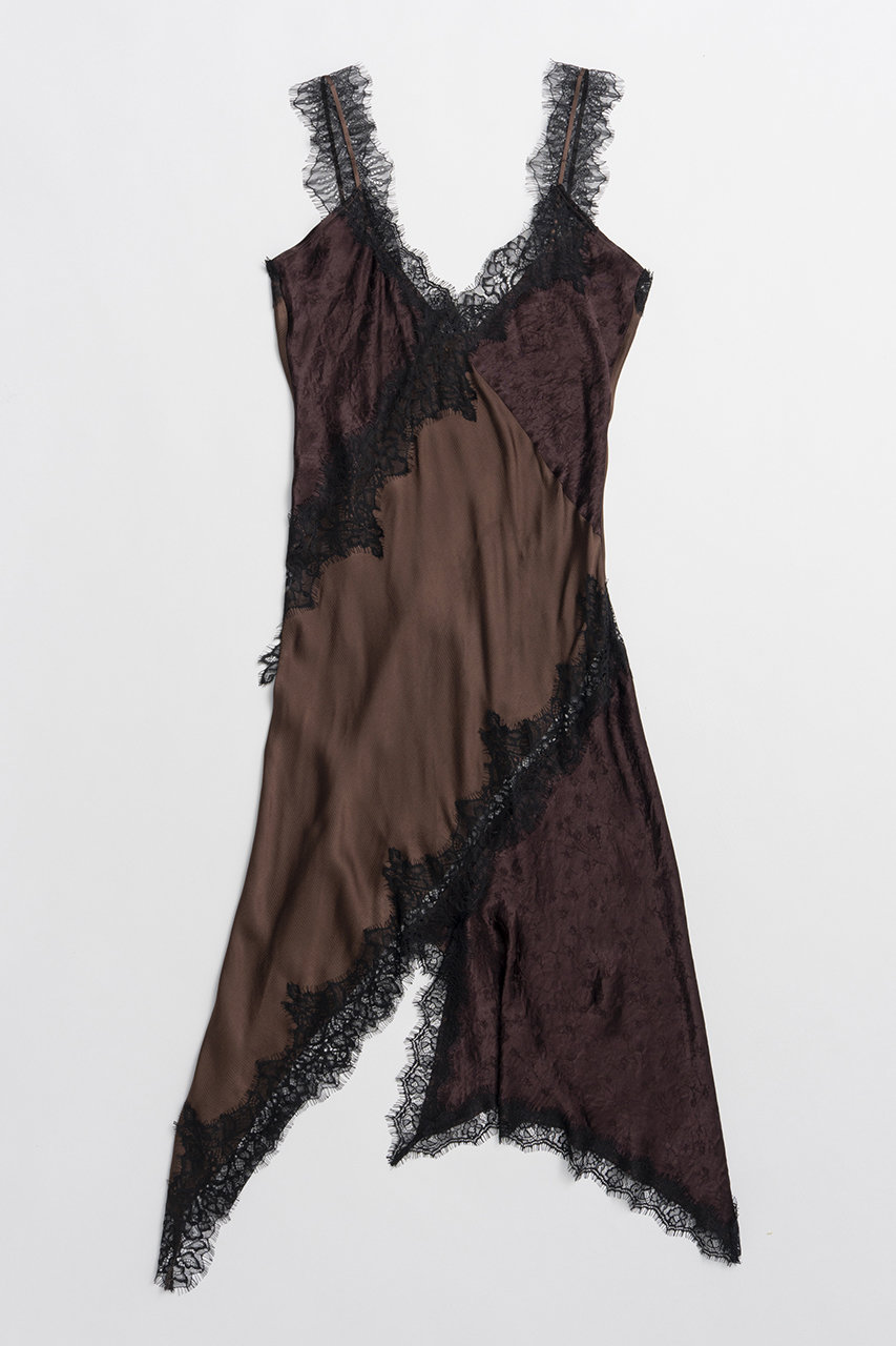 プランク プロジェクト/PRANK PROJECTの【予約販売】アシメランジェリードレス / Asymmetrical Lingerie Dress(BRN(ブラウン)/31261266104)