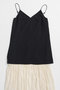 【予約販売】コントラストファブリックキャミドレス / Contrast Fabric Cami Dress プランク プロジェクト/PRANK PROJECT