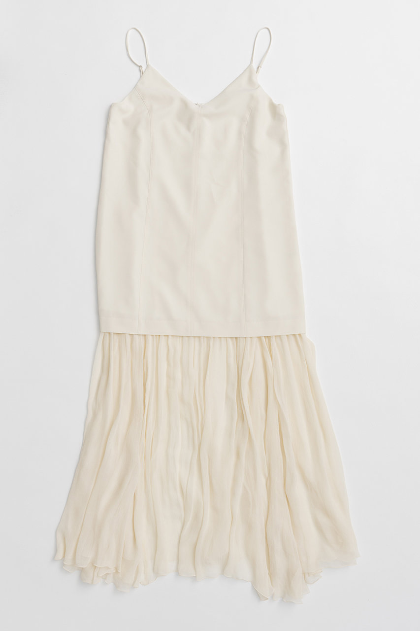 プランク プロジェクト/PRANK PROJECTの【予約販売】コントラストファブリックキャミドレス / Contrast Fabric Cami Dress(WHT(ホワイト)/31261266105)