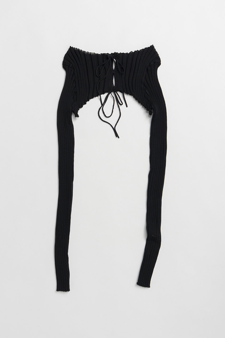 プランク プロジェクト/PRANK PROJECTの2WAYシアーリブボレロ / 2WAY Sheer Rib Bolero(BLK(ブラック)/31261366103)