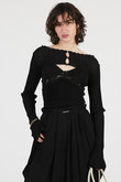 2WAYシアーリブボレロ / 2WAY Sheer Rib Bolero