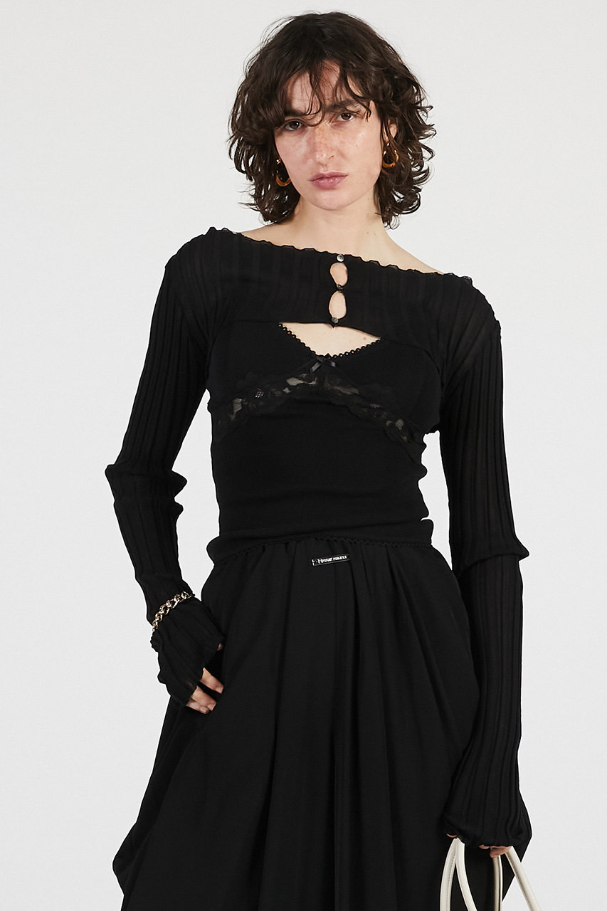 シルクリブボレロ TOCCA｜SILK RIB BOLERO ボレロ | Rakuten Fashion(楽天ファッション