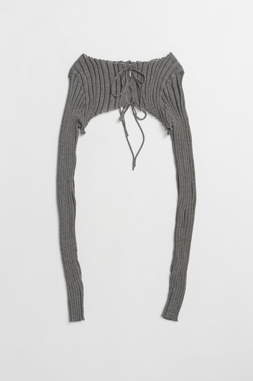 プランク プロジェクト/PRANK PROJECTの2WAYシアーリブボレロ / 2WAY Sheer Rib Bolero(GRY(グレー)/31261366103)