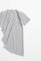 【予約販売】ショルダーパッドアシメケープTシャツ / Shoulder Pad Asymmetrical Cape T-Shirt プランク プロジェクト/PRANK PROJECT