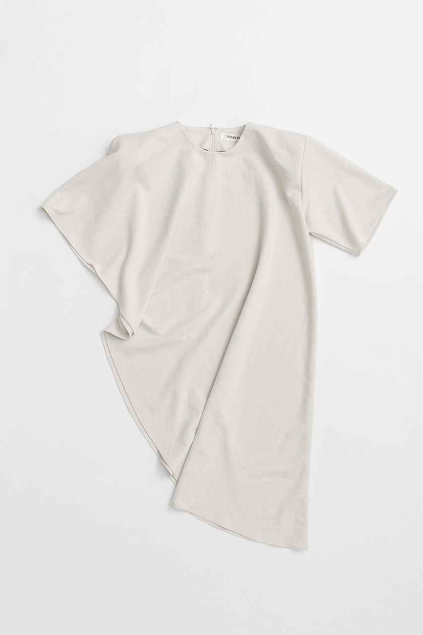 プランク プロジェクト/PRANK PROJECTの【予約販売】ショルダーパッドアシメケープTシャツ / Shoulder Pad Asymmetrical Cape T-Shirt(IVR(アイボリー)/31261415103)