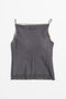 【予約販売】シアーヘムカップインキャミ / Sheer Hem Cup-In Cami プランク プロジェクト/PRANK PROJECT C.GRY(チャコールグレー)