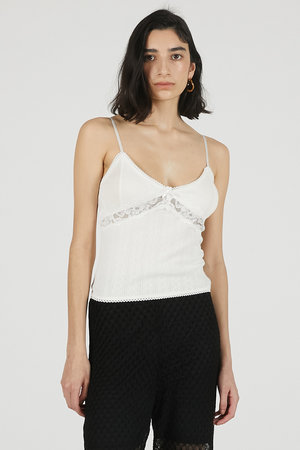 プランク プロジェクト/PRANK PROJECTの【予約販売】アイレットレースカップインキャミ / Eyelet Lace Cup-In Cami(110100/110101)