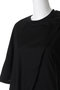 アシンメトリーケープTEE / Asymmetrical Cape T-Shirt プランク プロジェクト/PRANK PROJECT