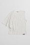 【予約販売】アシンメトリーケープTEE / Asymmetrical Cape T-Shirt プランク プロジェクト/PRANK PROJECT WHT(ホワイト)