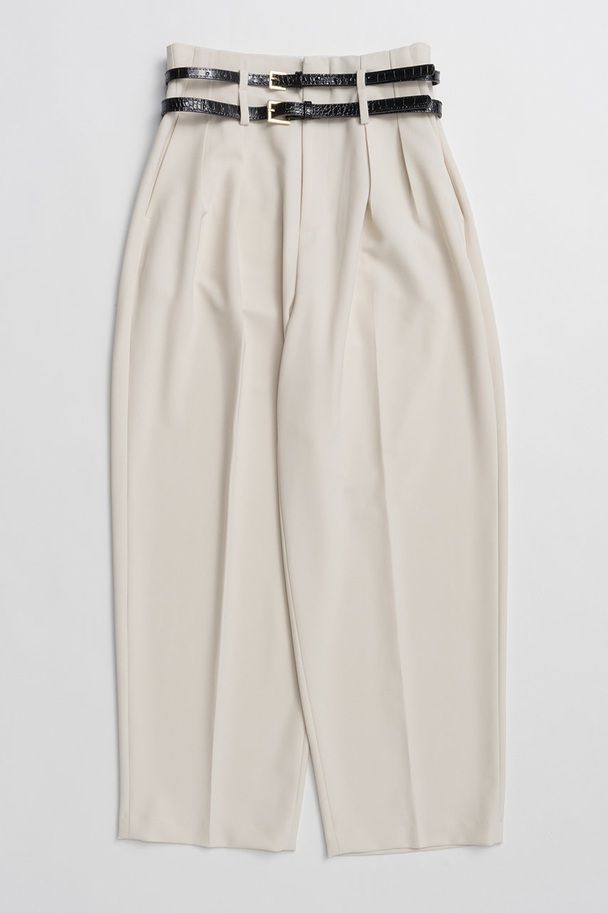 プランク プロジェクト/PRANK PROJECTの【予約販売】ダブルベルトスラックス / Double Belt Slacks(WHT(ホワイト)/31261465105)