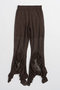 【予約販売】シアーニットフリルパンツ / Sheer Knit Frill Pants プランク プロジェクト/PRANK PROJECT BRN(ブラウン)
