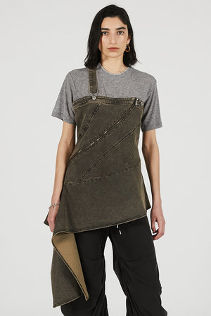 プランク プロジェクト/PRANK PROJECTの【予約販売】アシンメトリーデニムチュニック / Asymmetrical Denim Tunic