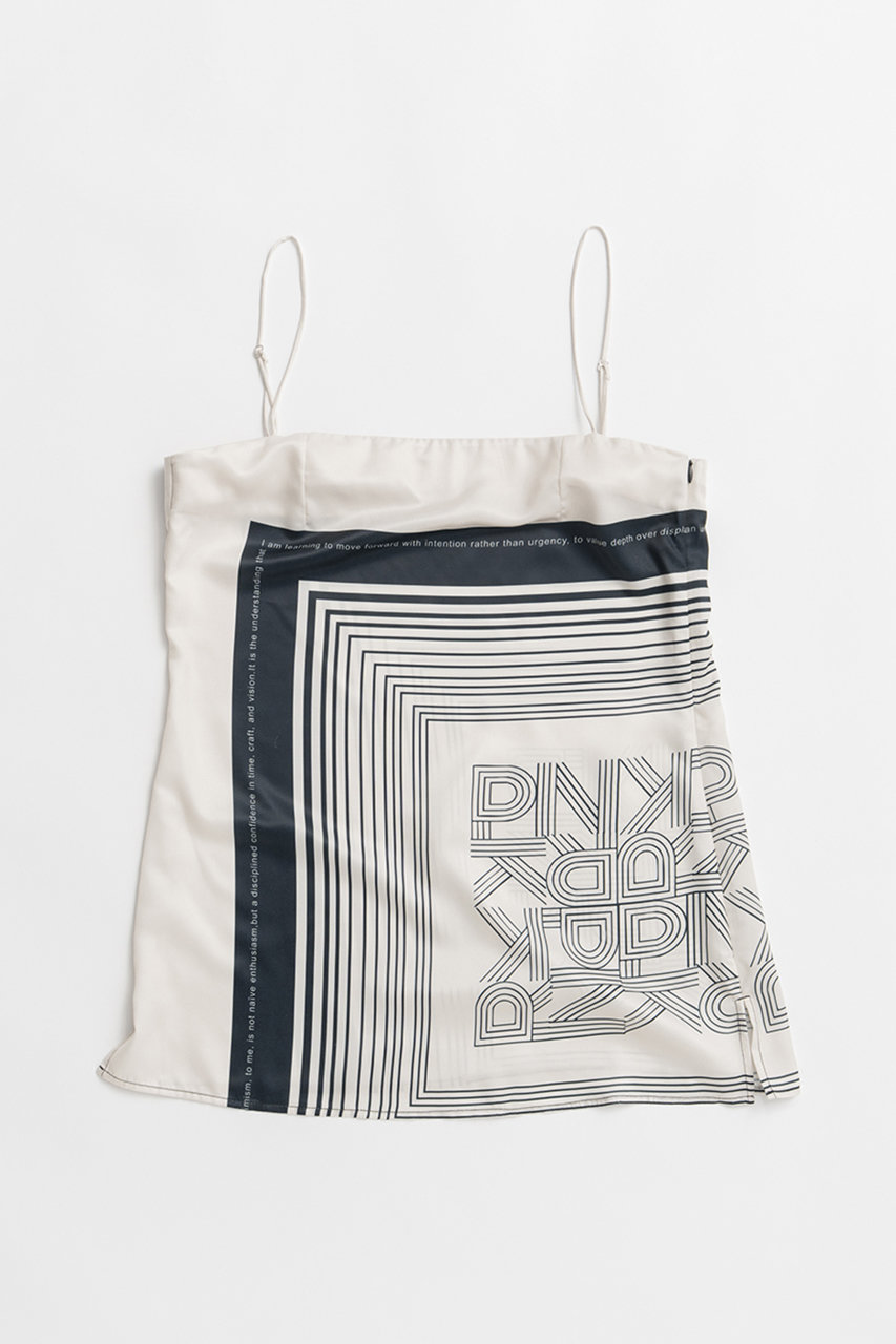 プランク プロジェクト/PRANK PROJECTの【予約販売】スカーフプリントキャミチュニック / Scarf Print Cami Tunic(BLK(ブラック)/31261315615)