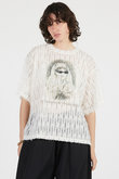 フェザーチュールTシャツ / Feather Tulle Woman Graphic T-shirt