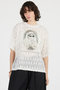 フェザーチュールTシャツ / Feather Tulle Woman Graphic T-shirt プランク プロジェクト/PRANK PROJECT