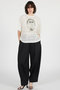 フェザーチュールTシャツ / Feather Tulle Woman Graphic T-shirt プランク プロジェクト/PRANK PROJECT