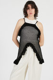 シアーニットチュニック / Sheer Knit Tunic