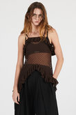 シアーニットチュニック / Sheer Knit Tunic