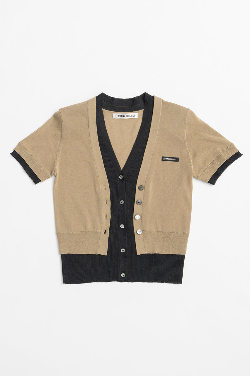 プランク プロジェクト/PRANK PROJECTの【予約販売】ダブルフロントニットカーデ / Double Front Knit Cardigan(BGE(ベージュ)/31261365904)