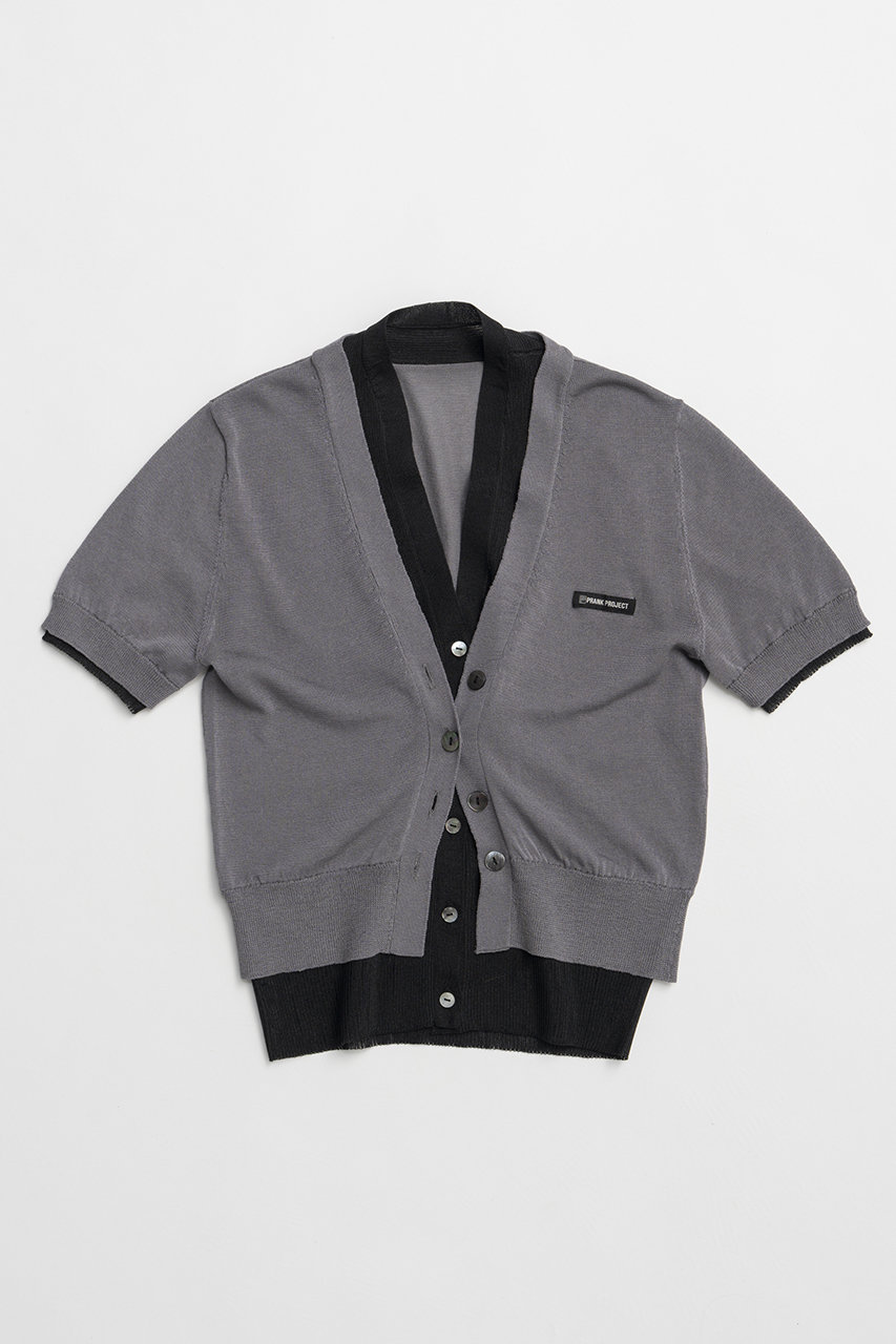 プランク プロジェクト/PRANK PROJECTの【予約販売】ダブルフロントニットカーデ / Double Front Knit Cardigan(GRY(グレー)/31261365904)