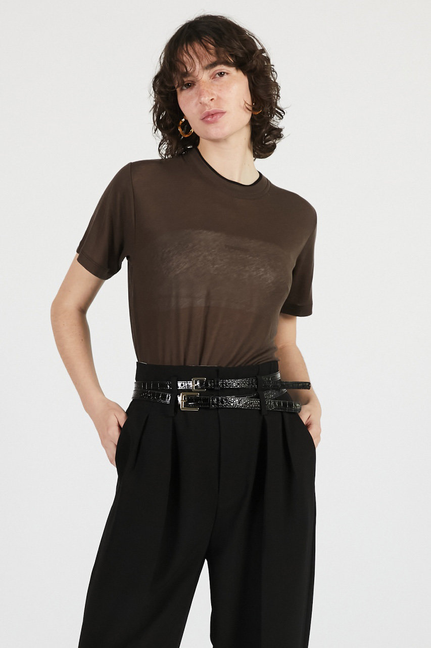 サマーウールブレンドTシャツ / Summer Wool Blend T-Shirt