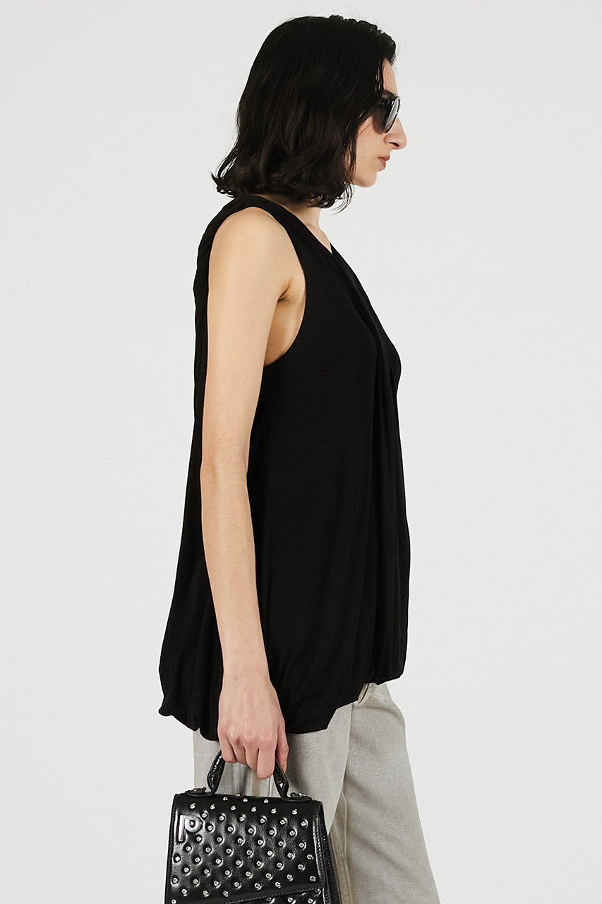 新品タグ付き　venica Twist drape tops Venica(ヴェニカ)｜Twist drape tops/WHT の通販｜ELLESHOP・(エル
