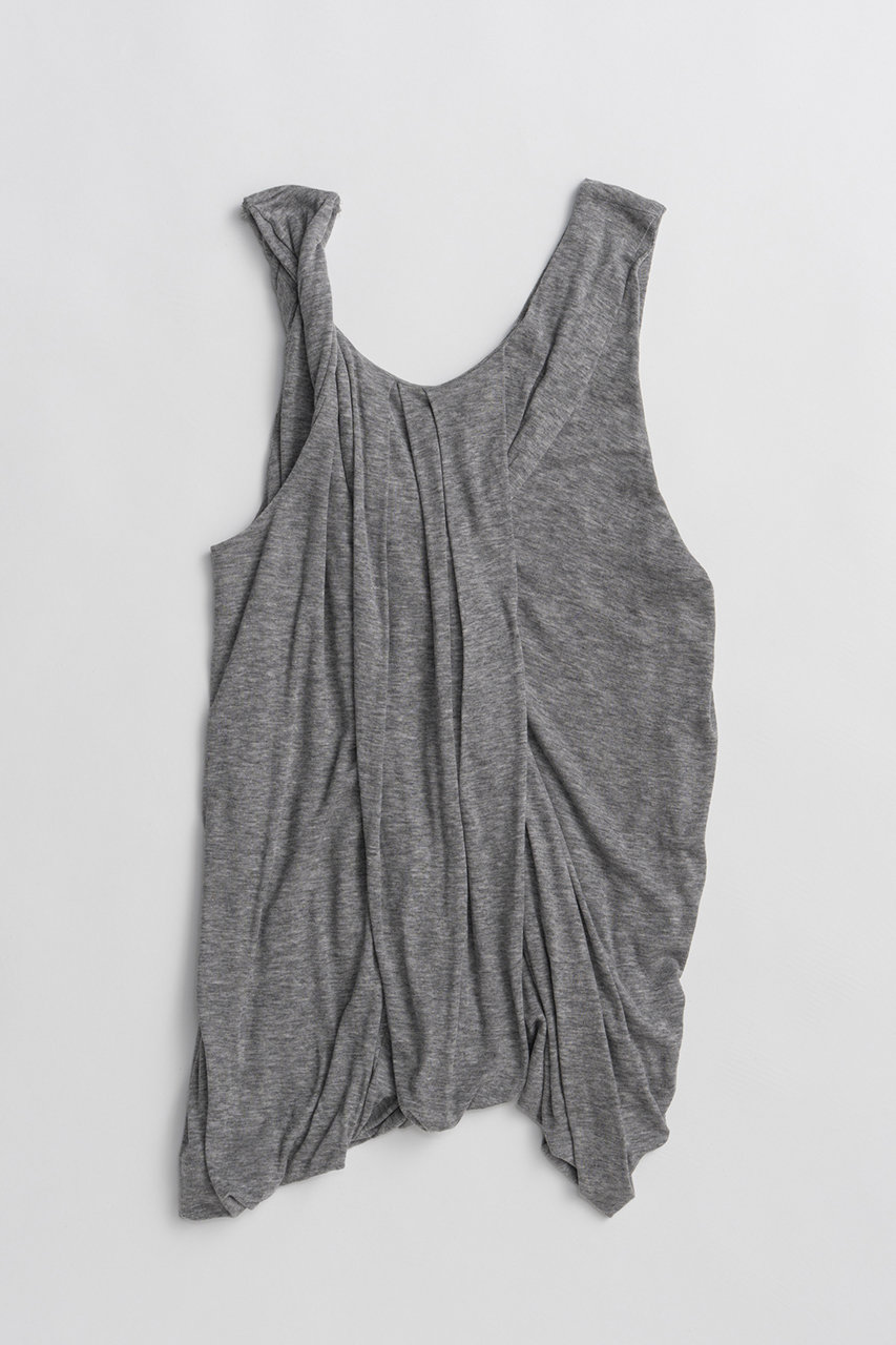 プランク プロジェクト/PRANK PROJECTのツイストショルダードレープトップ / Twist Shoulder Drape Top(GRY(グレー)/31261415615)