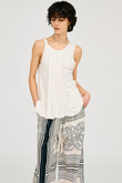 ツイストショルダードレープトップ / Twist Shoulder Drape Top