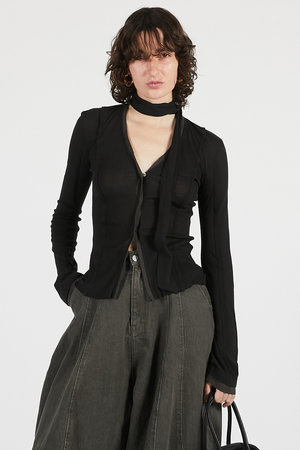 プランク プロジェクト/PRANK PROJECTのアウトシームジャージーカーデ / Outseam Jersey Cardigan(110100/110102)