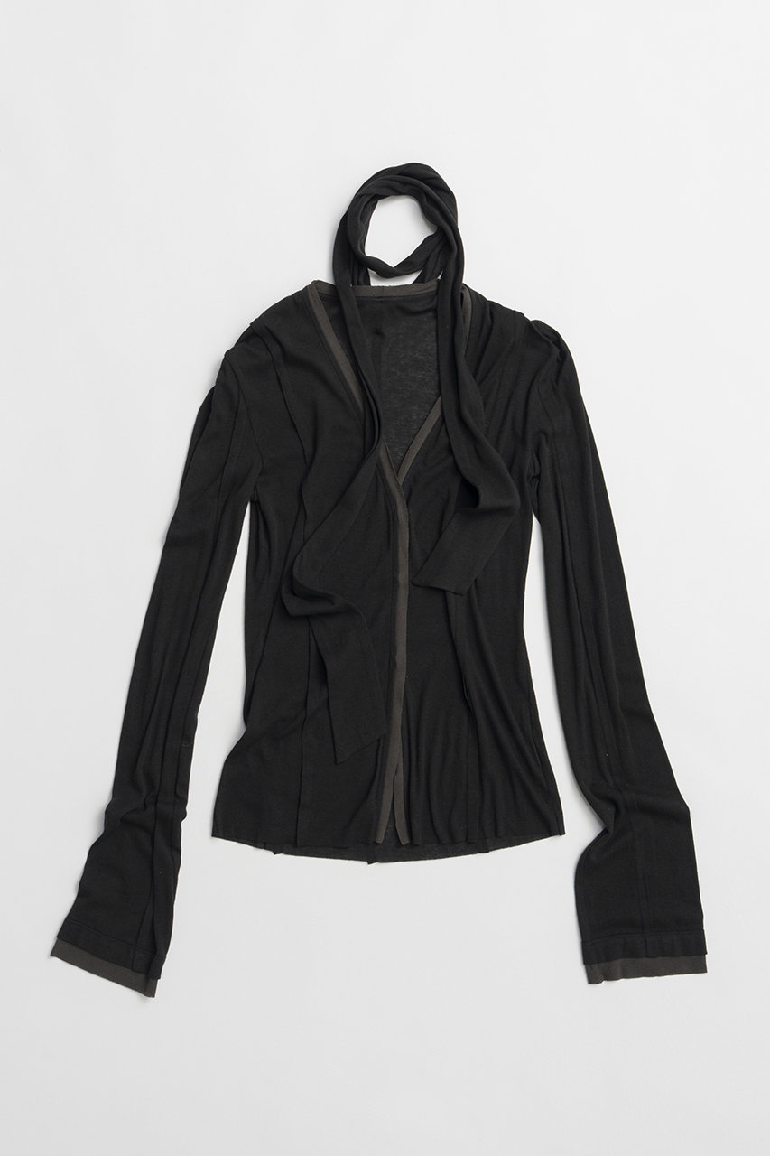 プランク プロジェクト/PRANK PROJECTのアウトシームジャージーカーデ / Outseam Jersey Cardigan(BLK(ブラック)/31261415906)