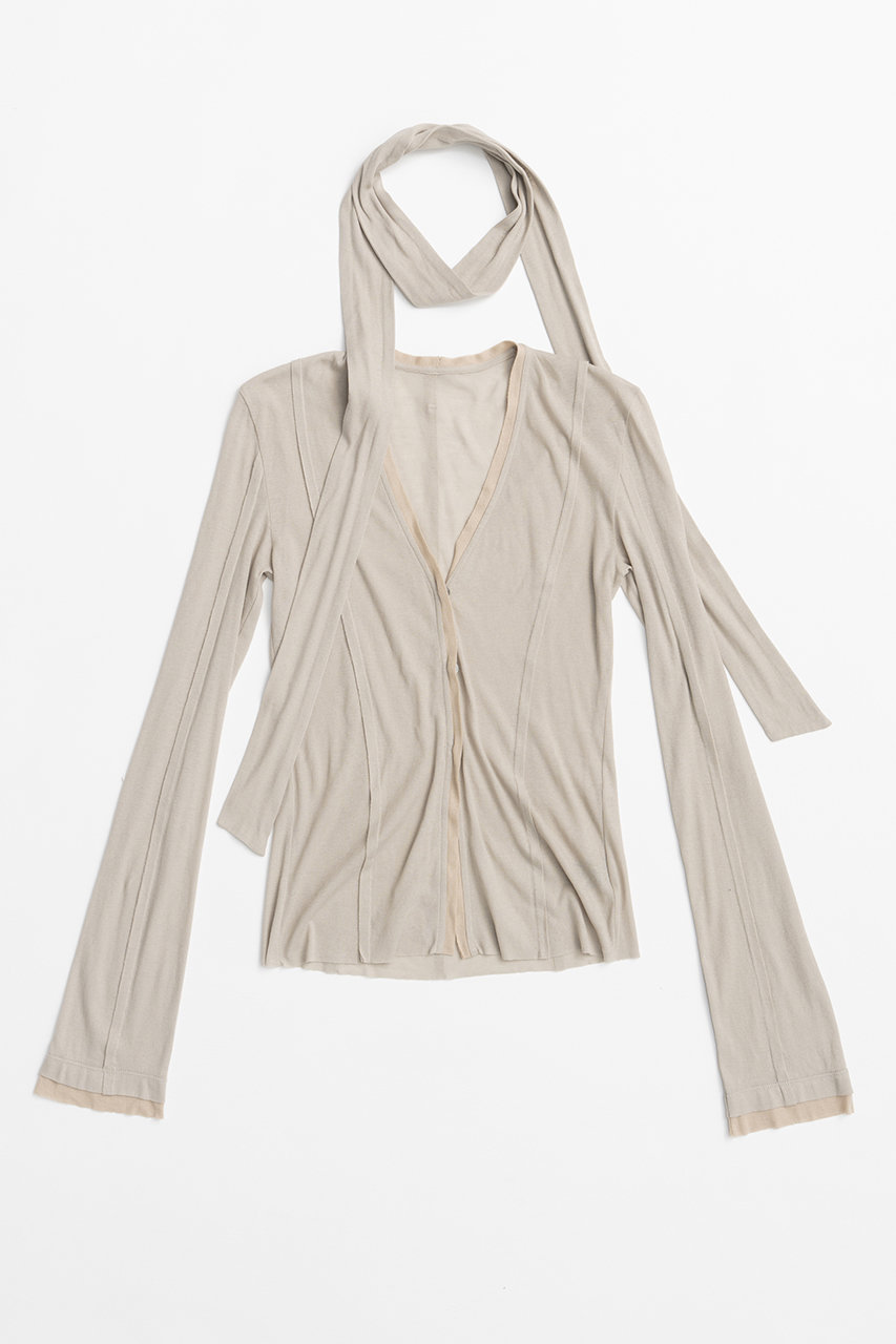 プランク プロジェクト/PRANK PROJECTのアウトシームジャージーカーデ / Outseam Jersey Cardigan(L.GRY(ライトグレー)/31261415906)