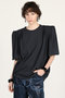 【予約販売】パワショルオーバーTEE / Puff Sleeve Over T-Shirt プランク プロジェクト/PRANK PROJECT C.GRY(チャコールグレー)