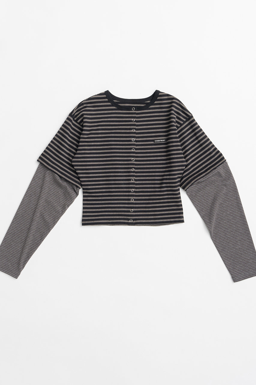 プランク プロジェクト/PRANK PROJECTの【予約販売】2WAYジャージーカーディガン / 2WAY Jersey Cardigan(BLK(ブラック)/31261416105)