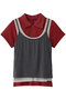 レイヤードポロシャツ / Layered Polo Shirt プランク プロジェクト/PRANK PROJECT RED(レッド)